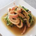 みかんリンゴ's cooksnap of when they made イカと空心菜のガーリック炒め.