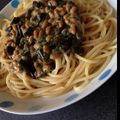 YKRNKO's cooksnap of when they made 激ウマ！とろねば☆納豆と蕨のスパゲティ.