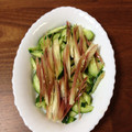 midorun's cooksnap of when they made ♪きゅうりと茗荷のごま油浅漬け♪.