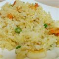 mermq1d's cooksnap of when they made なんちゃって♪シーフードピラフ.