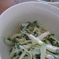 travelart's cooksnap of when they made チーズが最高　ちくわとかいわれのサラダ.