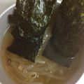 かいきち君's cooksnap of when they made もやしとねぎと味のり入り中華スープ♪.