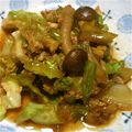 ろちゃぷ's cooksnap of when they made キャベツの甘辛卵とじ.+゜.