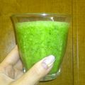 キムミル's cooksnap of when they made バナナとホウレン草のお手軽スムージー.