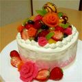 朋愛t's cooksnap of when they made 結婚祝いのケーキ@記録用.