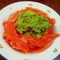 あいこす♡花嫁修業中's cooksnap of when they made アボカドとスモークサーモン丼.