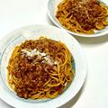 にきけん's cooksnap of when they made ミートソースのもと使用#簡単ミートソース.