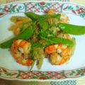 recchan's cooksnap of when they made 海老の大葉炒め.