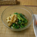 ルミックス's cooksnap of when they made 小松菜の揚げびたし✿冷たくしてどーぞ！.