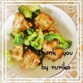 瑠梨佳's cooksnap of when they made 鶏肉とブロッコリーのピリ辛炒め.
