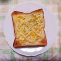 ちろるぱん's cooksnap of when they made さくっとコーンマヨトースト(*^^*)♪.
