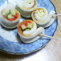 のじまさん's cooksnap of when they made おつまみ♪ちくわ巻き３種.