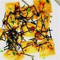 ひなわかママ's cooksnap of when they made ＊カリカリ油揚げの一口明太ピザ＊.
