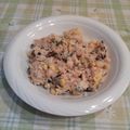 オレンジリング's cooksnap of when they made 青菜と鮭フレークで炒飯.