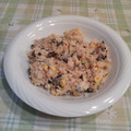 オレンジリング's cooksnap of when they made 青菜と鮭フレークで炒飯.