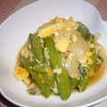 ひなパンダ's cooksnap of when they made さやえんどうと玉葱の卵とじ.
