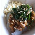 cookRISAs's cooksnap of when they made レンジで簡単新玉ねぎ＆納豆♪.