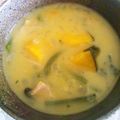 syuka55's cooksnap of when they made 超簡単！菜っ葉とパンプキンのみるくスープ.