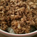 和理助's cooksnap of when they made そぼろ豆腐丼.