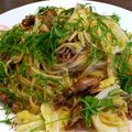 RachelMoon's cooksnap of when they made ほたるいかと春キャベツのパスタ.