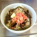 たんたん　's cooksnap of when they made 香るわさびバター♪たらこのお茶漬け.