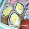 pumo's cooksnap of when they made 大好きな海苔段々弁当風☆豚海苔巻♪♪.