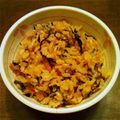 takataka7's cooksnap of when they made 揚げかまぼこで＊ひじきご飯.