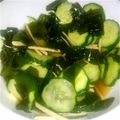 まぃちまぁ's cooksnap of when they made 胡瓜とワカメとしらすの酢の物（生姜風味）.