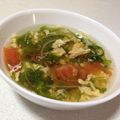 らむ（・×・）'s cooksnap of when they made 水菜とトマトのスープ★.