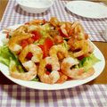 rate★'s cooksnap of when they made 栄養満点　ヘルシー主菜サラダ♪.