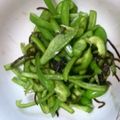 たうたうふ's cooksnap of when they made 簡単すぎ！ピーマンと塩昆布の和え物.
