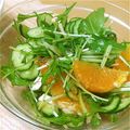 もぐドン's cooksnap of when they made 水菜と夏みかんのサラダ.