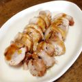 明日も晴れるかな's cooksnap of when they made 簡単鶏もも肉で煮込みチャーシュー☆.