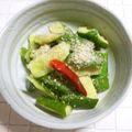 YUZUNICO's cooksnap of when they made 簡単！やみつき〜きゅうりのピリ辛甘酢和え.
