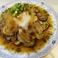 azzbox's cooksnap of when they made お一人様ランチに☃ナスと豚肉おろしポン酢.