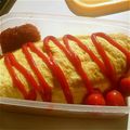もっちんぷりん's cooksnap of when they made 弁当箱にもすっぽり☆オムライス.