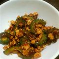 今りー's cooksnap of when they made 簡単！ゴーヤの旨辛肉味噌✩絶品！.