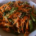 さとみにぃ～'s cooksnap of when they made サッと作る小鉢６ 人参と春菊の炒めナムル.