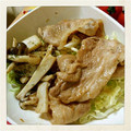 kashikyo's cooksnap of when they made ニンニクが主張している豚肉のしょうが焼き.