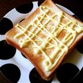 shizuとreo's cooksnap of when they made シュガーマヨトースト.