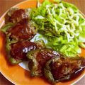 よぉた's cooksnap of when they made ピーマンの肉詰め.