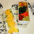 ma:9's cooksnap of when they made 手軽に一品☆ほうれん草の海苔巻き.