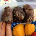 けぇちん★'s cooksnap of when they made お弁当に♪カレー風味の肉巻きおにぎり★.