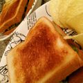 CoolJ's cooksnap of when they made カフェ風・アボガドのホットサンドイッチ.