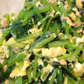 123spring's cooksnap of when they made 小松菜と卵の炒め.