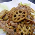めけてー's cooksnap of when they made れんこんと牛肉のオイスターしょうゆ炒め.
