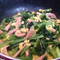 いちごクック's cooksnap of when they made 小松菜とスパムの炒め煮.