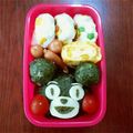 あいこす♡花嫁修業中's cooksnap of when they made くまもんのお弁当（キャラ弁）.