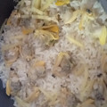 桃たんぽぽ's cooksnap of when they made あさりの炊き込みご飯.