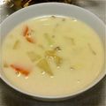 パンダ0101's cooksnap of when they made クラムチャウダー.